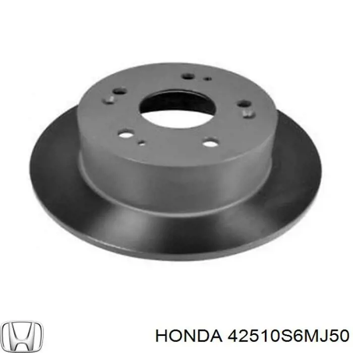 42510S6MJ50 Honda disco de freno trasero