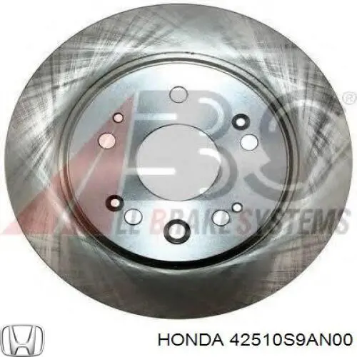 42510S9AN00 Honda disco de freno trasero