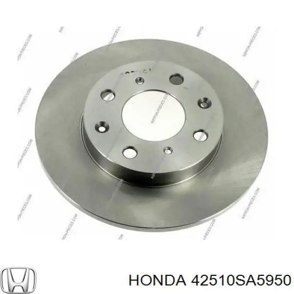 42510SA5950 Honda disco de freno trasero