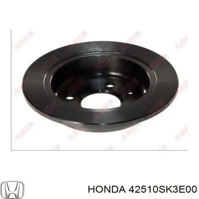 42510SK3E00 Honda Freno de disco trasero