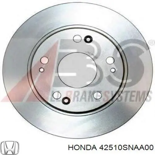42510SNAA00 Honda disco de freno trasero