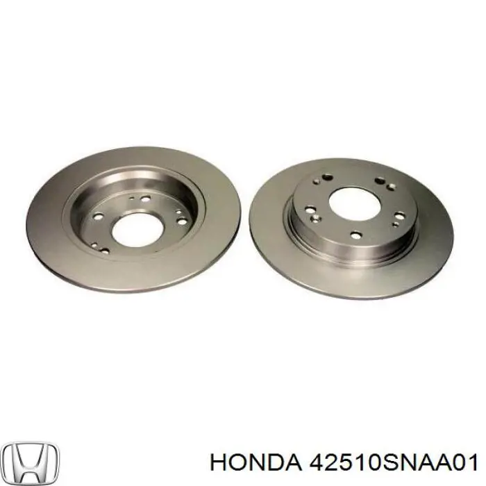 Disco de freno trasero 42510SNAA01 Honda