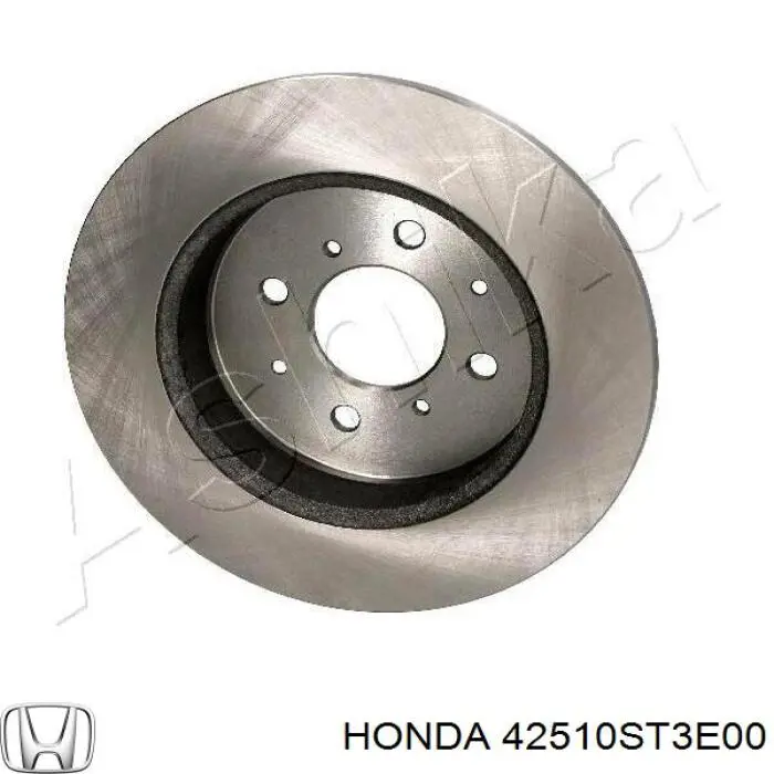 Disco de freno trasero 42510ST3E00 Honda