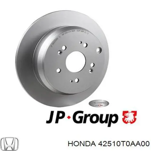 Comprar 42510T0AA00 Honda Disco de freno trasero