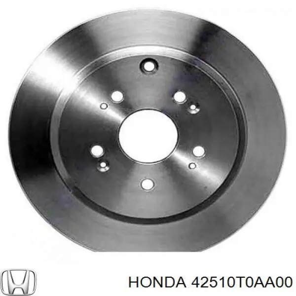 42510T0AA00 Honda disco de freno trasero