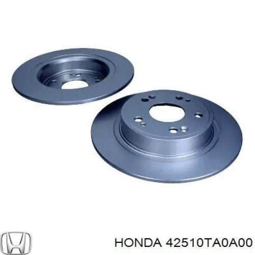 Disco de freno trasero 42510TA0A00 Honda