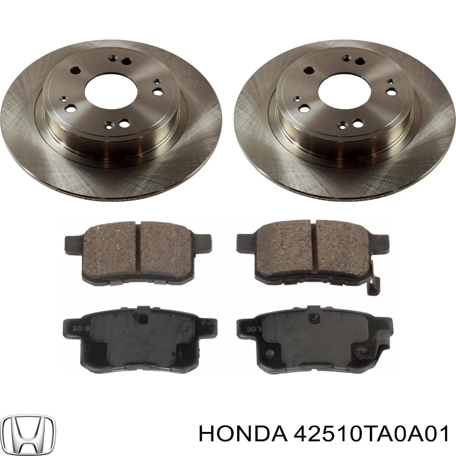 Disco de freno trasero 42510TA0A01 Honda