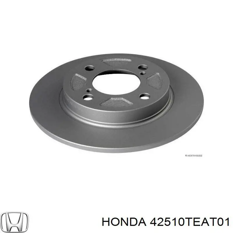 42510TEAT01 Honda disco de freno trasero