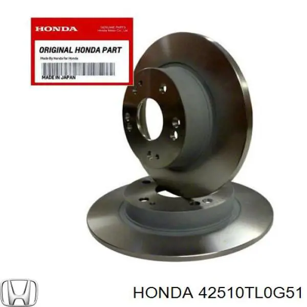 42510TL0G51 Honda Freno de disco trasero