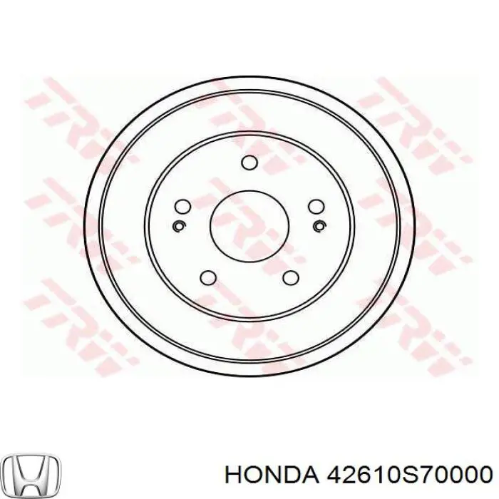 Comprar 42610S70000 Honda Tambor de freno trasero