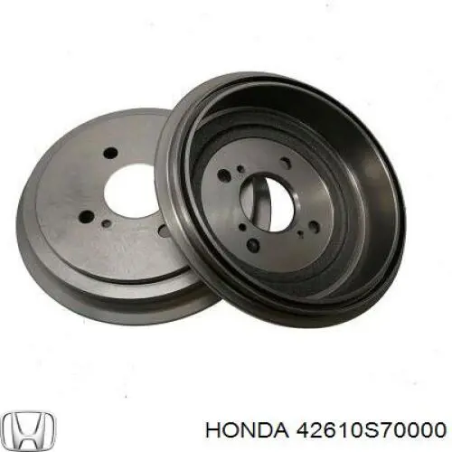 Tambor de freno trasero 42610S70000 Honda