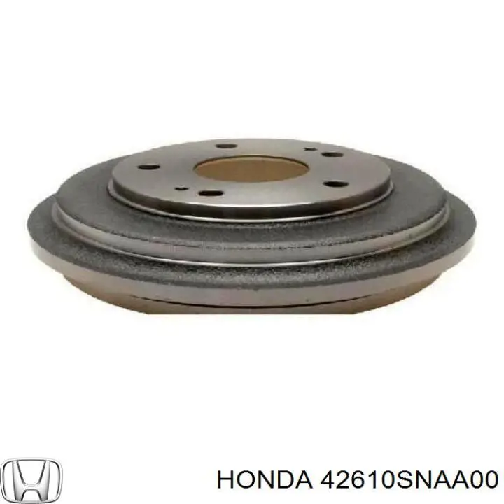 Tambor de freno trasero 42610SNAA00 Honda