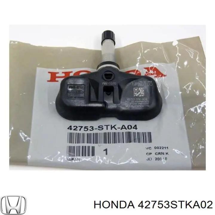 42753STKA02 Honda sensor de presion de neumaticos