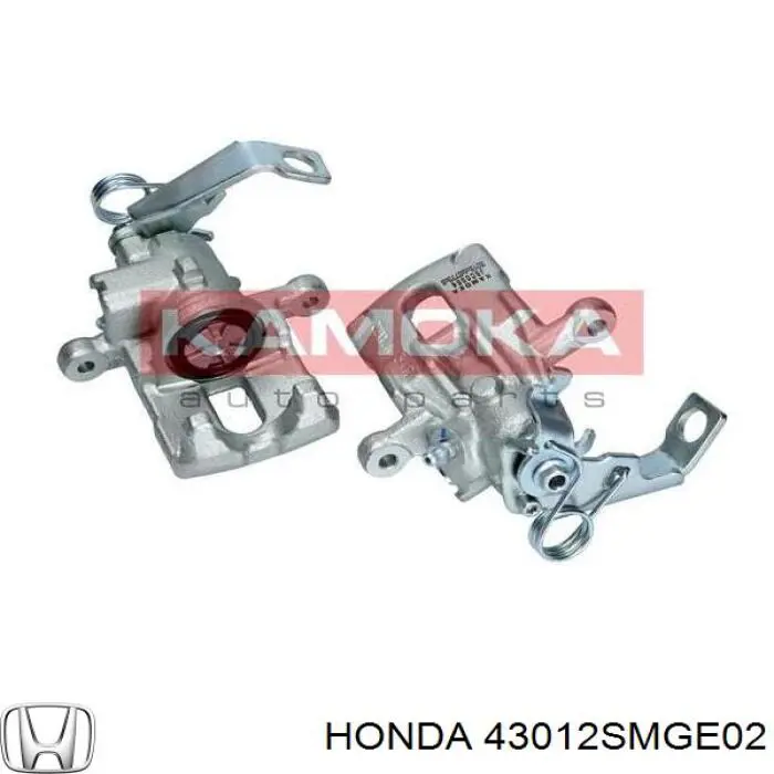 Pinza de freno trasera derecha 43012SMGE02 Honda