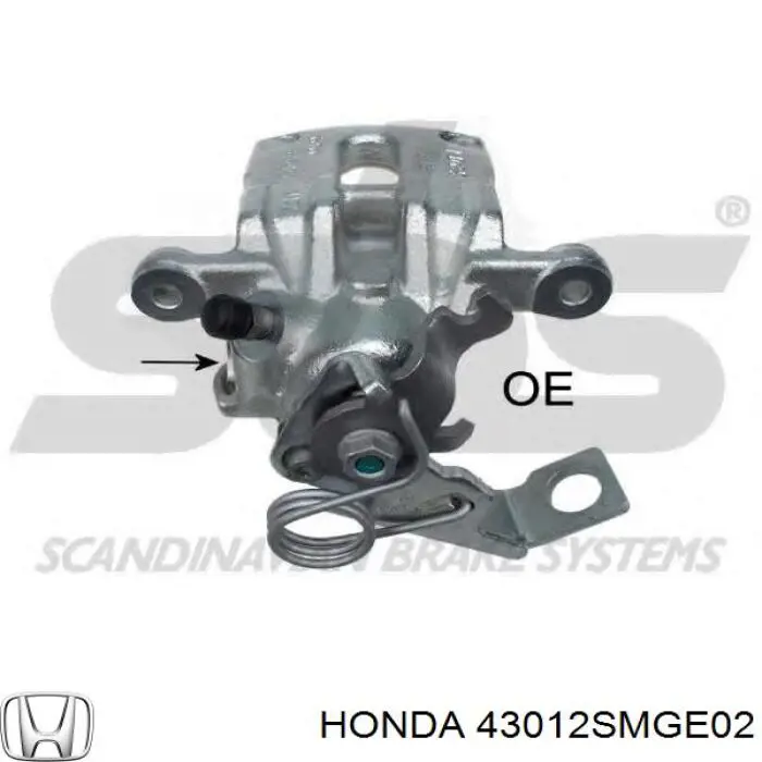 Comprar 43012SMGE02 Honda Pinza de freno trasera derecha