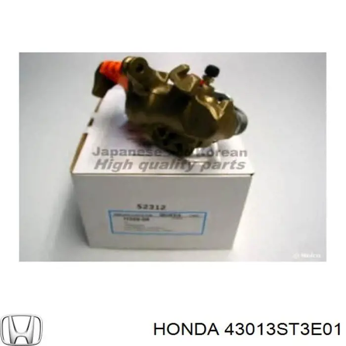 43013ST3E01 Honda pinza de freno trasera izquierda