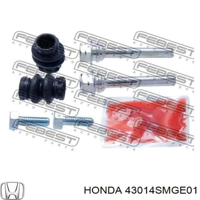 43014SMGE01 Honda Soporte de la pinza de freno trasera