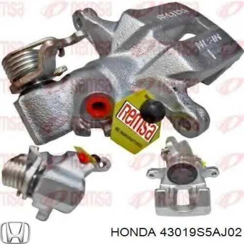 Pinza de freno trasera izquierda Honda 43019S5AJ02 precio, desde 62,25 EUR