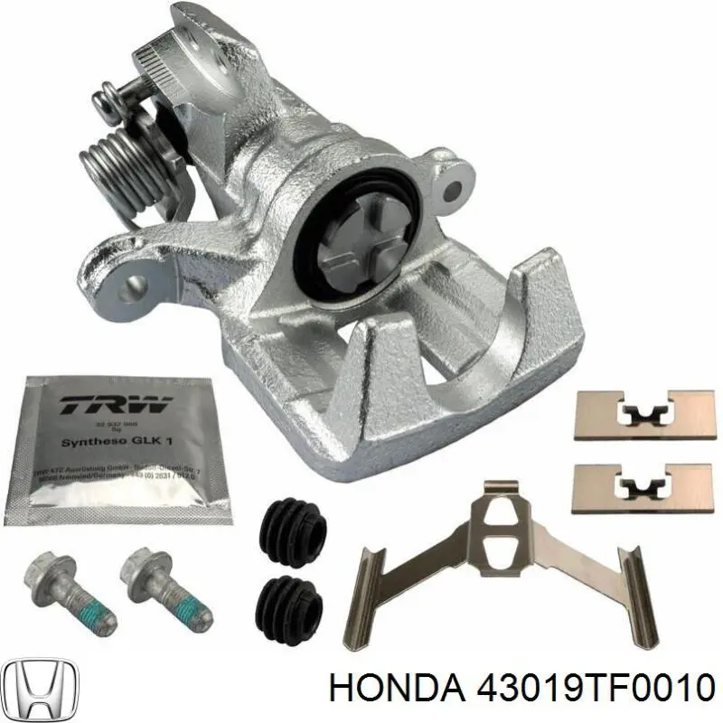 43019TG5H00 Honda pinza de freno trasera izquierda