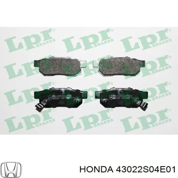 Pastillas traseras de freno Honda 43022S04E01 precio, desde 15,07 EUR