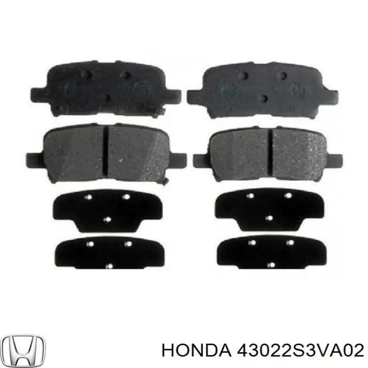 Comprar 43022S0XA02 Honda Pastillas de freno traseras