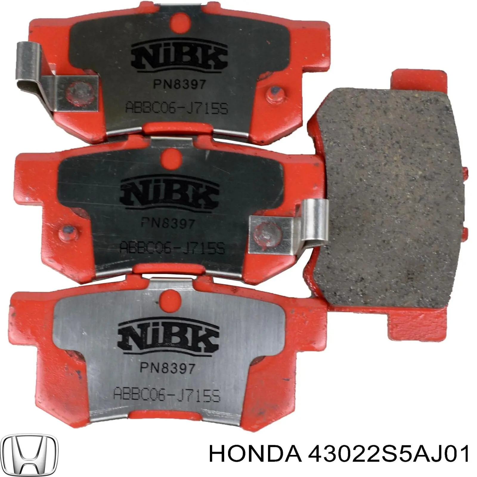 Pastillas traseras de freno Honda 43022S5AJ01 precio, desde 19,81 EUR