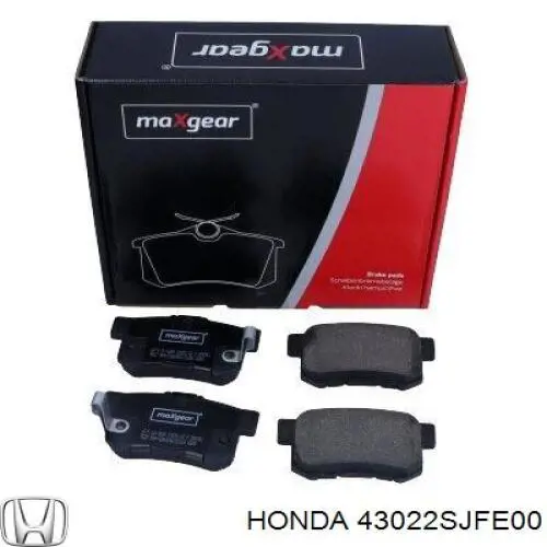 Pastillas traseras de freno Honda 43022SJFE00 precio, desde 19,81 EUR