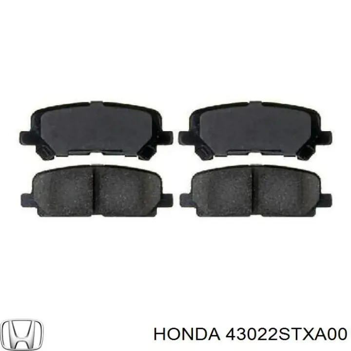 Comprar 43022STXA00 Honda Pastillas de freno traseras