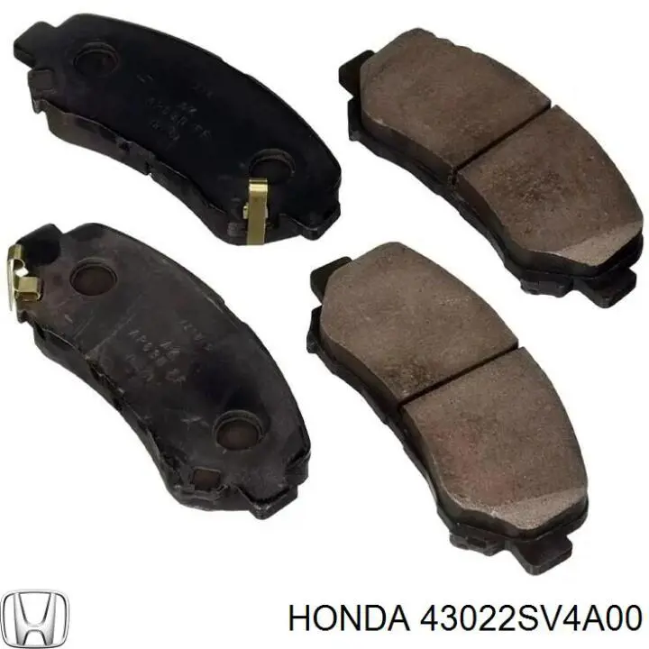 43022SV4A00 Honda pastillas de freno traseras