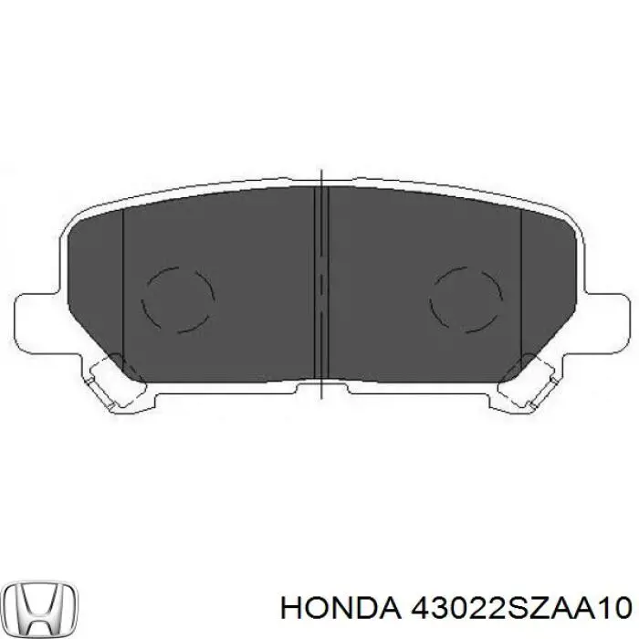 Pastillas traseras de freno Honda 43022SZAA10 precio, desde 32,40 EUR