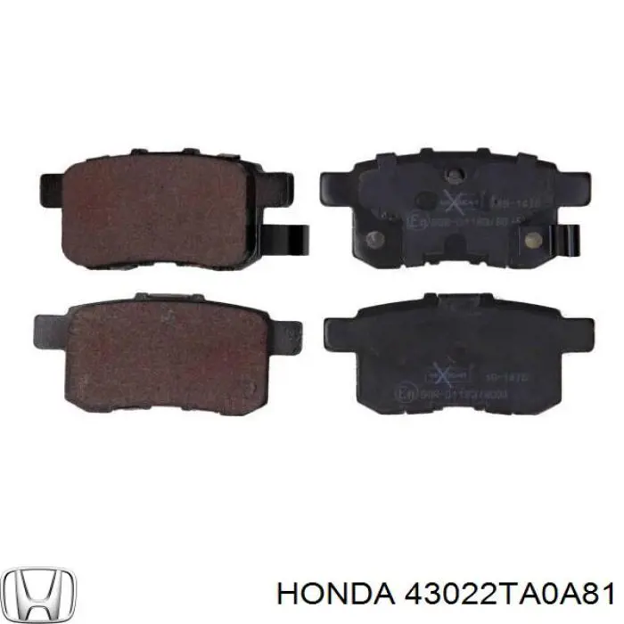 Pastillas traseras de freno Honda 43022TA0A81 precio, desde 27,44 EUR