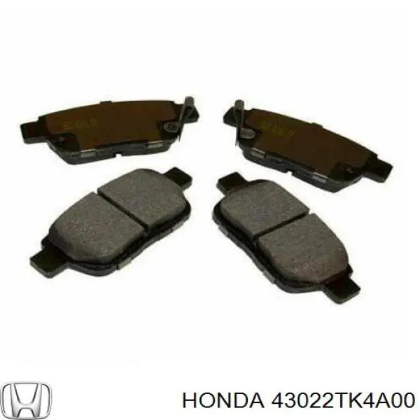 Comprar 43022TK4A00 Honda Pastillas de freno traseras