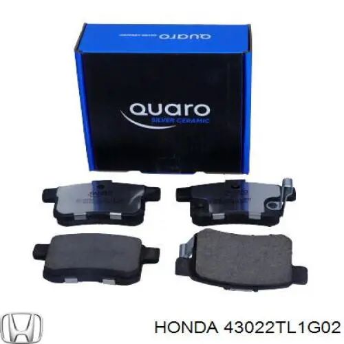 Pastillas traseras de freno Honda 43022TL1G02 precio, desde 27,44 EUR