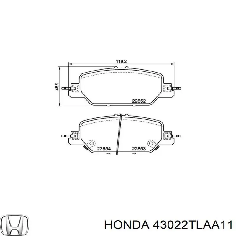Pastillas traseras de freno Honda 43022TLAA11 precio, desde 30,68 EUR