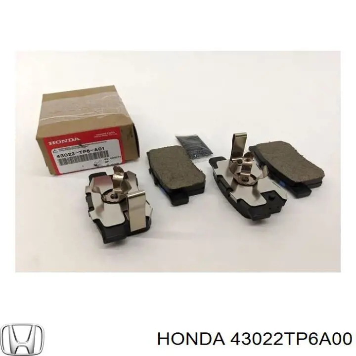 Comprar 43022TP6A00 Honda Pastillas de freno traseras