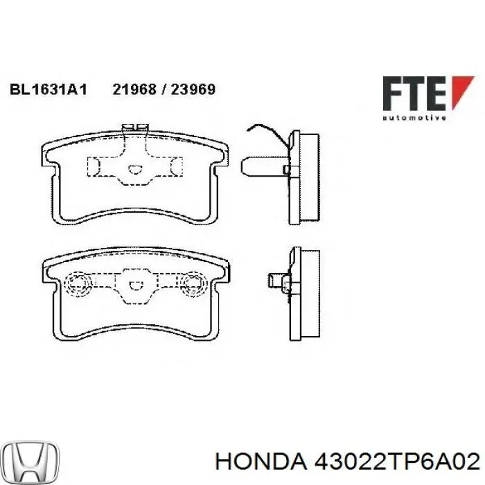 43022TP6A02 Honda