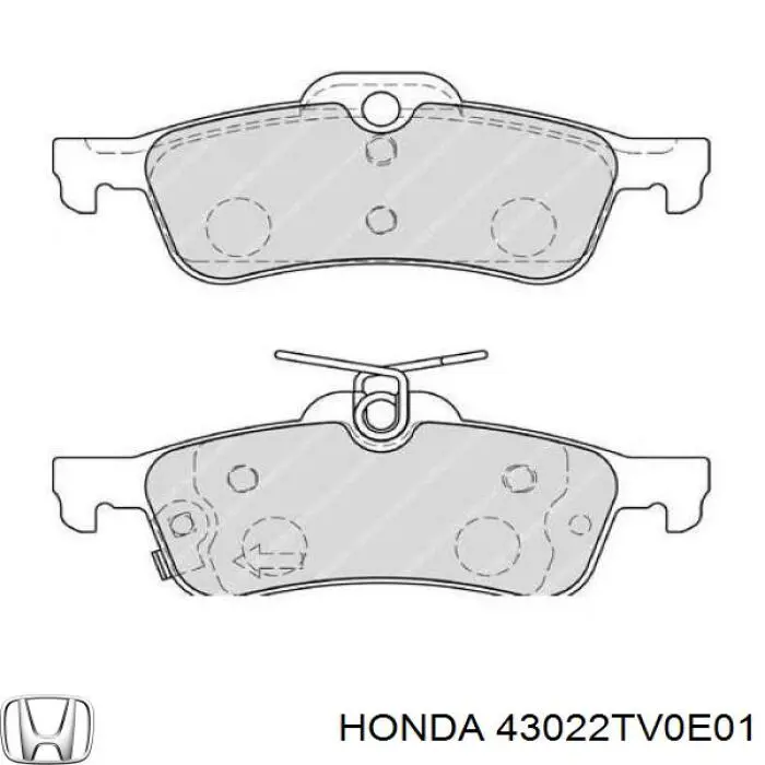 Pastillas traseras de freno Honda 43022TV0E01 precio, desde 22,60 EUR