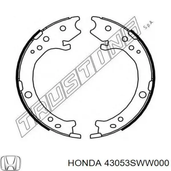 Zapatas de freno de mano 43053SWW000 Honda