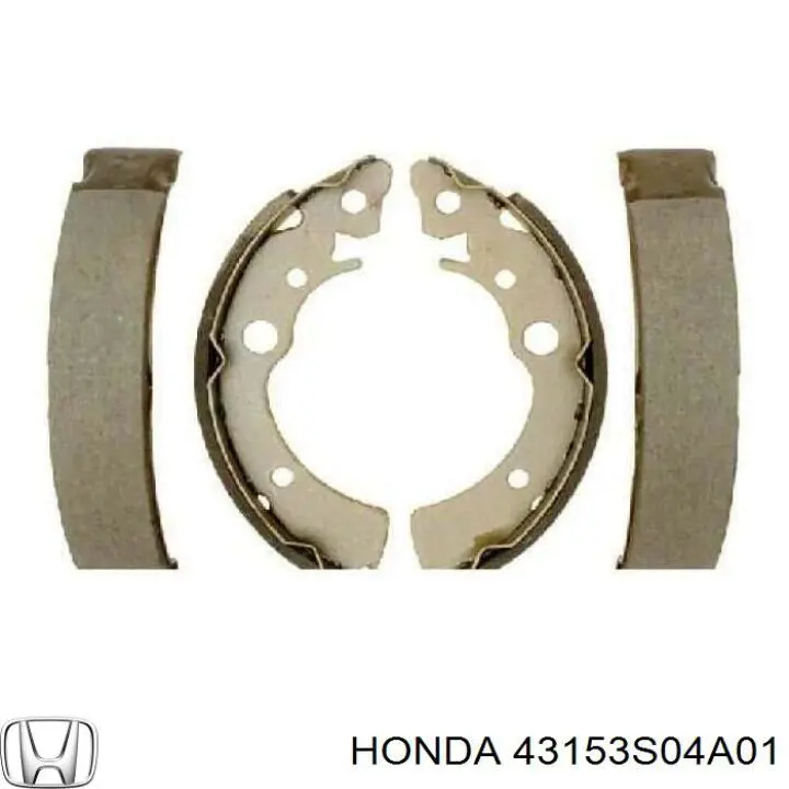 43153-S04-A01 Honda zapatas de frenos de tambor traseras