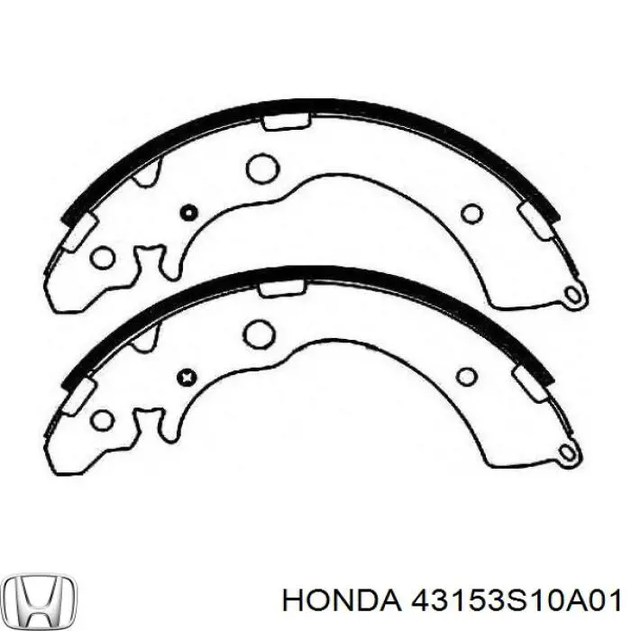 Zapatas de freno 43153S10A01 Honda