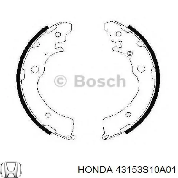 Zapatas de freno de tambor traseras Honda 43153S10A01 precio, desde 29,93 EUR