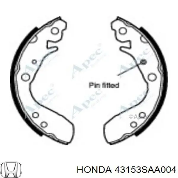 Zapatas de freno de tambor traseras Honda 43153SAET02 precio, desde 18,72 EUR