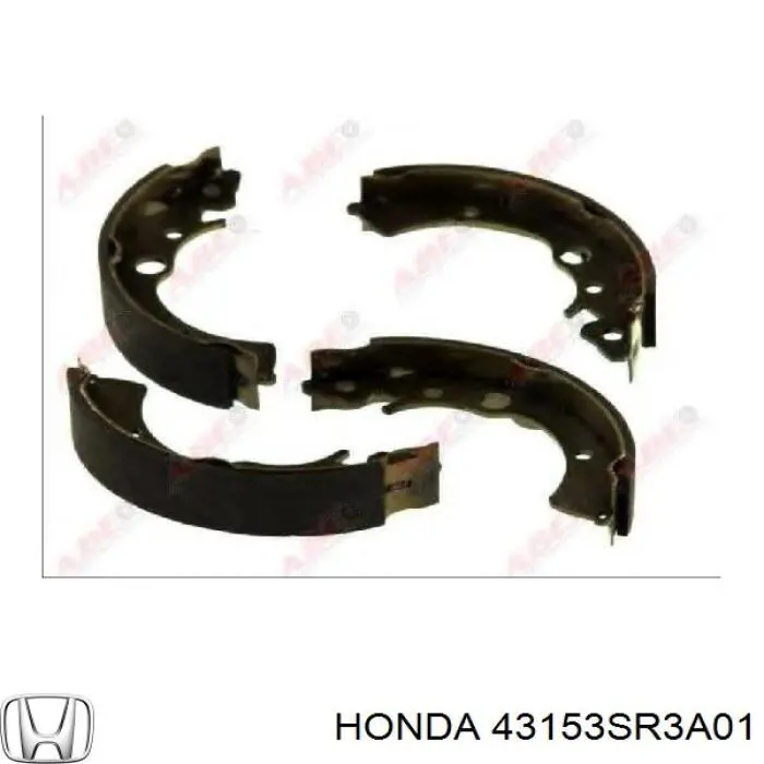43153-SR3-A01 Honda zapatas de frenos de tambor traseras