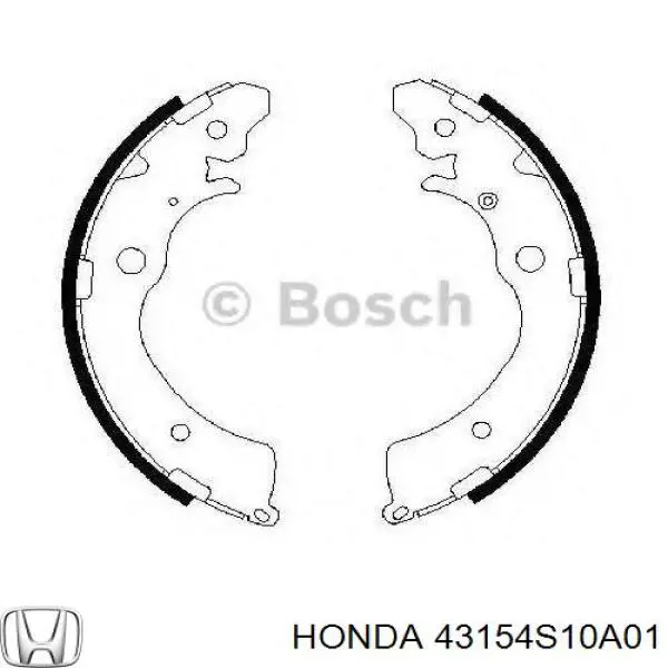 Zapatas de freno de tambor traseras Honda 43154S10A01 precio, desde 29,93 EUR