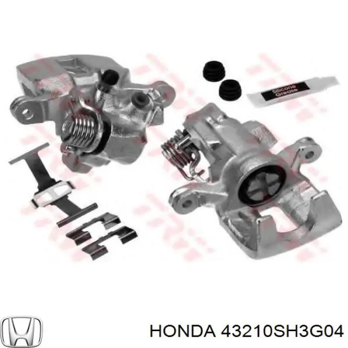 43210SH3G04 Honda pinza de freno trasero derecho