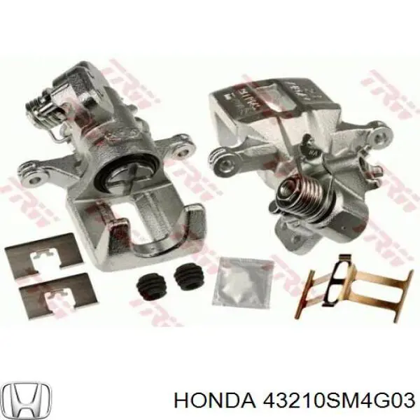 43210SM4G03 Honda pinza de freno trasero derecho