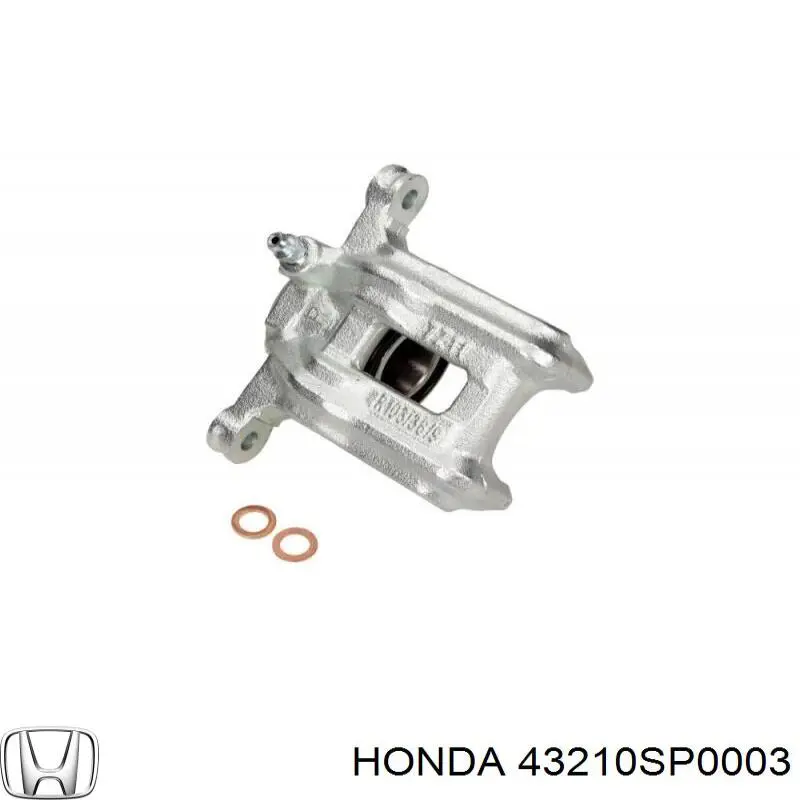 43210SP0003 Honda pinza de freno trasero derecho