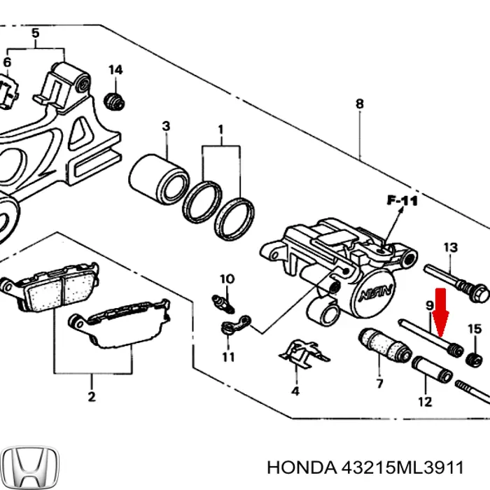 43215ML3911 Honda