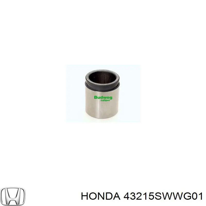 43215SWWG01 Honda émbolo, pinza del freno trasera