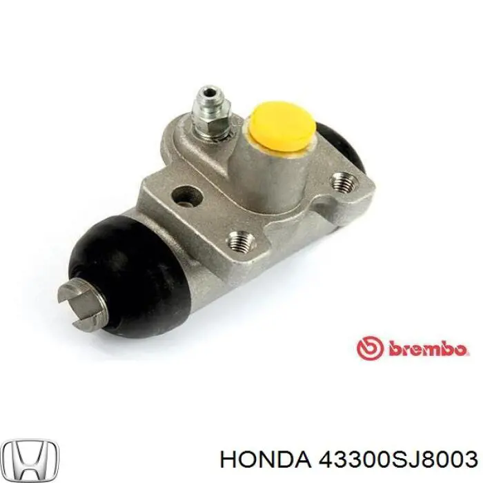 Bombín de freno de rueda trasero para Honda Logo (GA3)